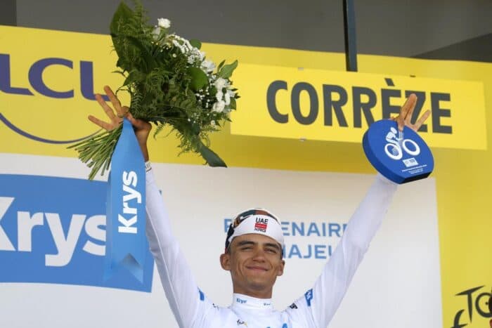 Isaac Del Toro, tercer lugar en el Tour de Francia: "Todo va según lo previsto y trato de disfrutar"