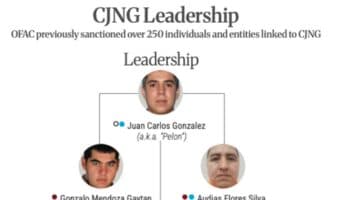 EE.UU presenta organigrama actualizado del CJNG y bloquea su estructura financiera