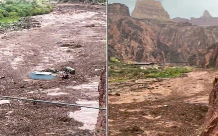 Inundaciones en el Gran Cañón: Buscan a 15 desaparecidos y evacúan a decenas de turistas