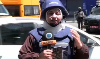 Periodista palestina es detenida en un control israelí en Belén