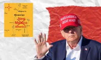 Trump insiste en renombrar Nuevo México como 'Nueva América' para darle 'un gran valor'